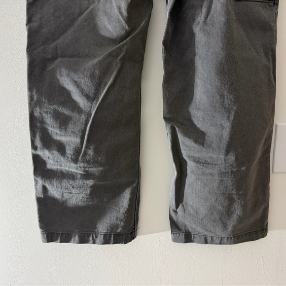 TNA Aritzia High Waisted Carpenter Greenwich Pant in Grey Size 4 Cotton Jean - Picture 10 of 16